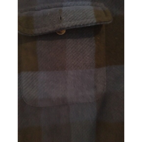 Chaps Men's Plaid Button Down Shirt Fleece Long Sleeve Size Medium - Picture 2 of 6